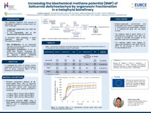 Increasing the biochemical methane potential (BMP) of Salicornia dolichostachya by organosolv fractionation in a halophyte biorefinery